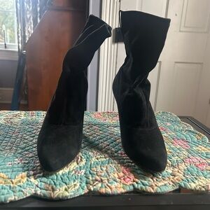 Salvatore Ferragamo Black Heeled Boots